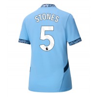 Billiga Manchester City John Stones #5 Hemma fotbollskläder Dam 2024-25 Kortärmad